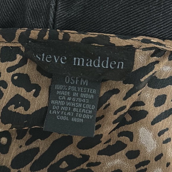STEVE MADDEN LEOPARD LONG CARDIGAN BEACH COVER UP - Picture 6 of 6